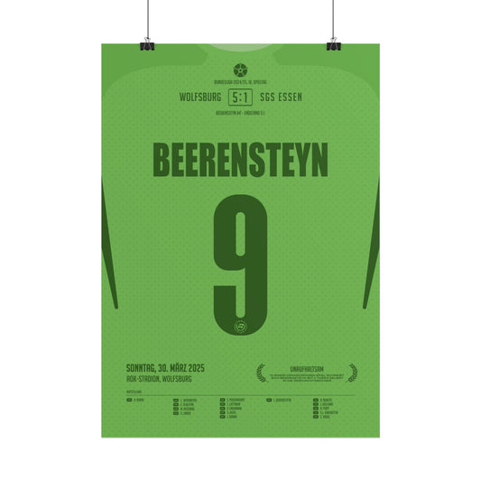 Lineth Beerensteyn | 9 • "Vierfach-Vollstreckerin – ein Nachmittag für die Ewigkeit" • 30.03.2025