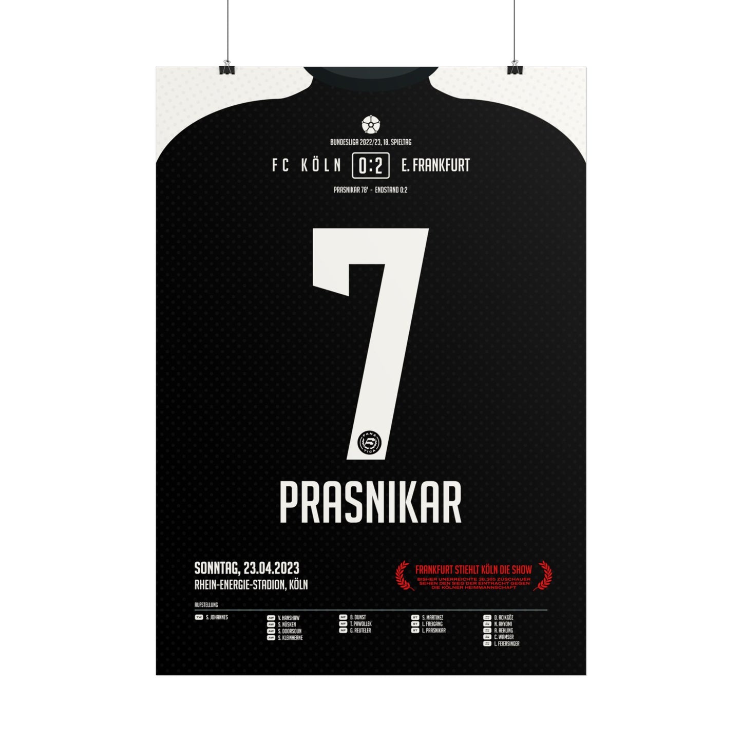 Lara Prasnikar | 7 • "Frankfurt stiehlt Köln die Show" • 23.04.2023