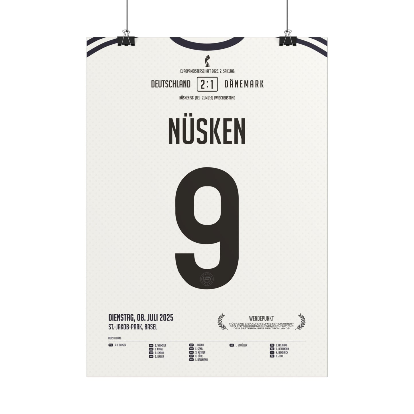 Sjoeke Nüsken | 9 • "Wendepunkt" • 08.07.2025