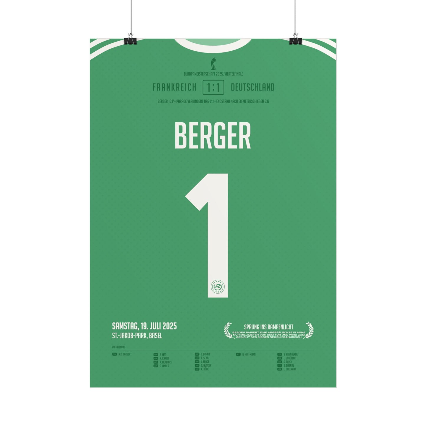 Ann-Katrin Berger | 1 • "Sprung ins Rampenlicht" • 19.07.2025