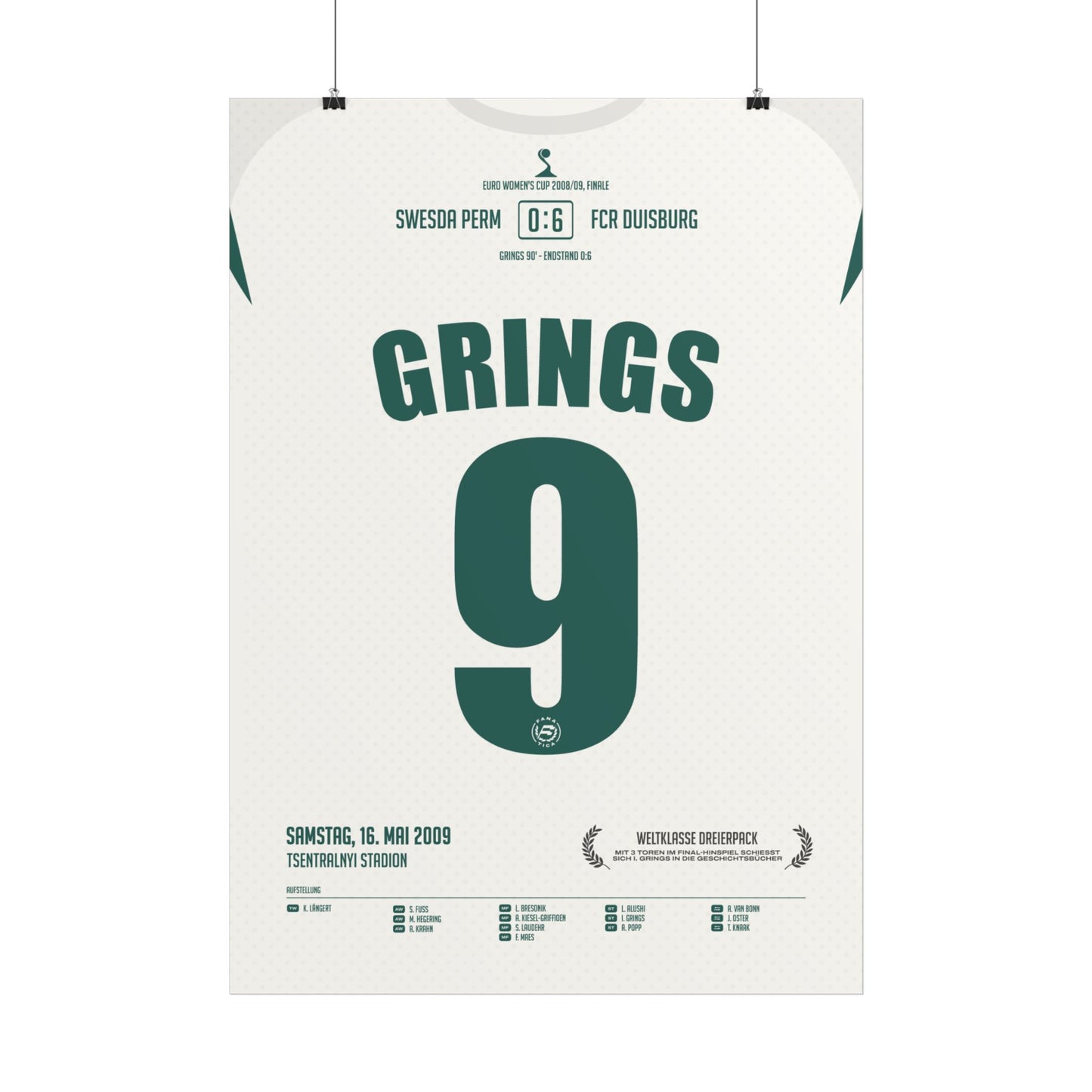 Inka Grings  | 9 • "Weltklasse-Dreierpack" • 16.05.2009