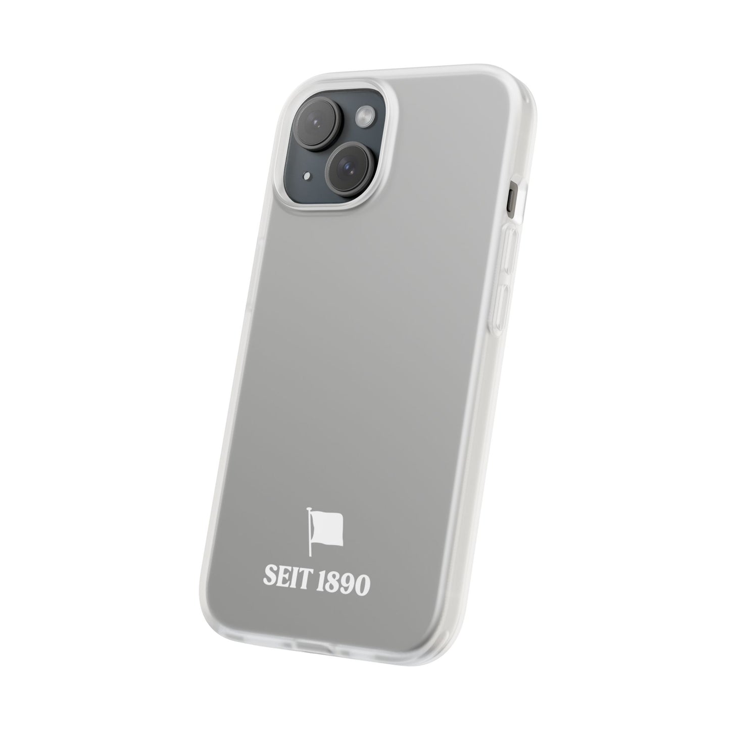 Handyhülle, transparent • Flaggensilhouette