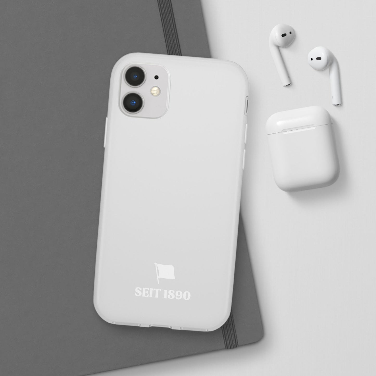 Handyhülle, transparent • Flaggensilhouette