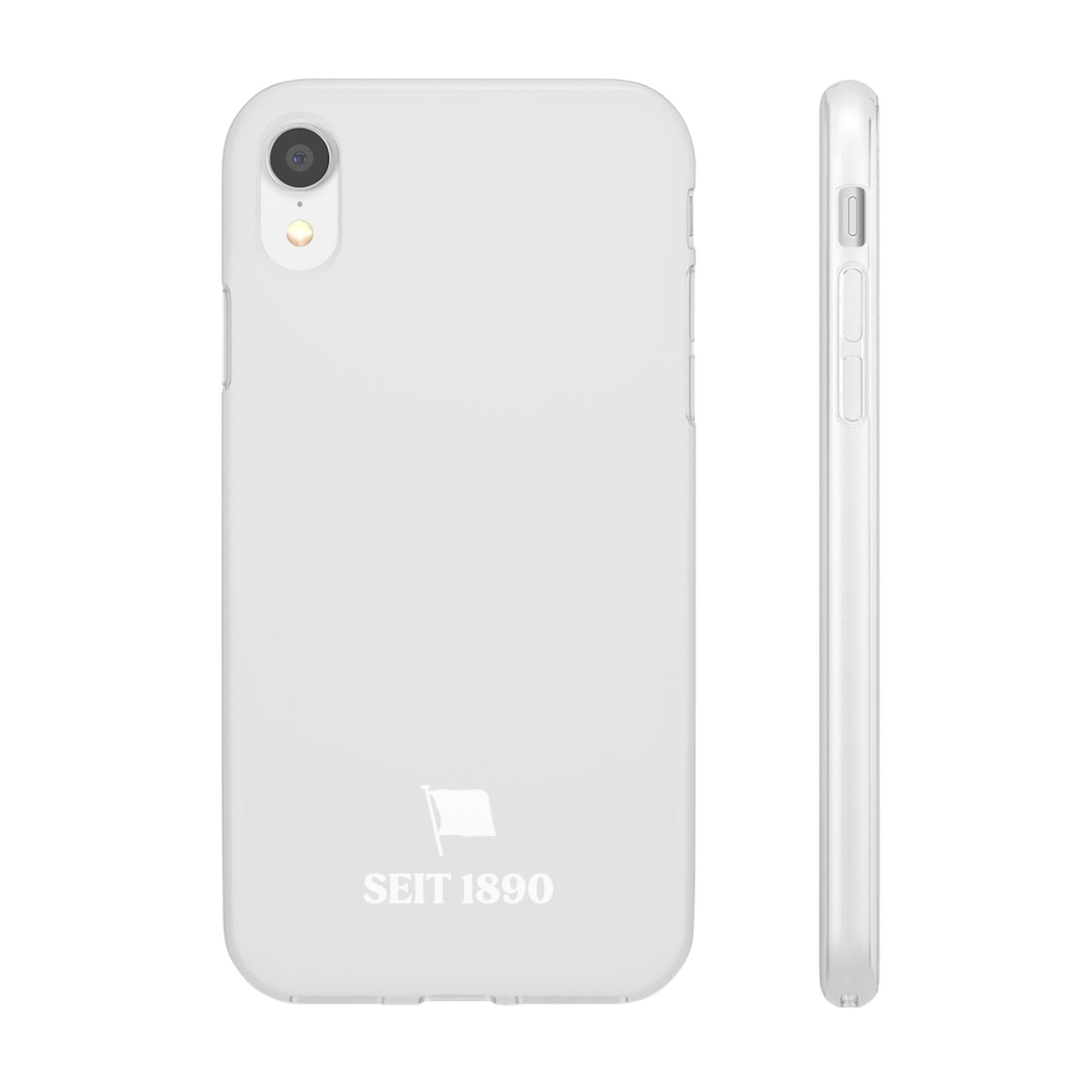 Handyhülle, transparent • Flaggensilhouette