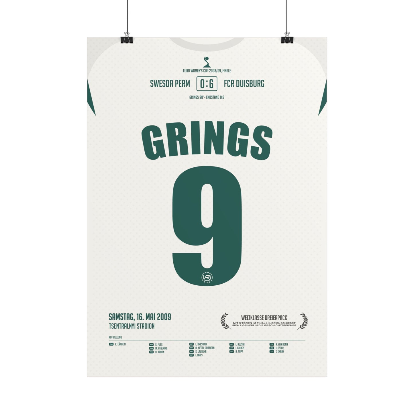 Inka Grings  | 9 • "Weltklasse-Dreierpack" • 16.05.2009
