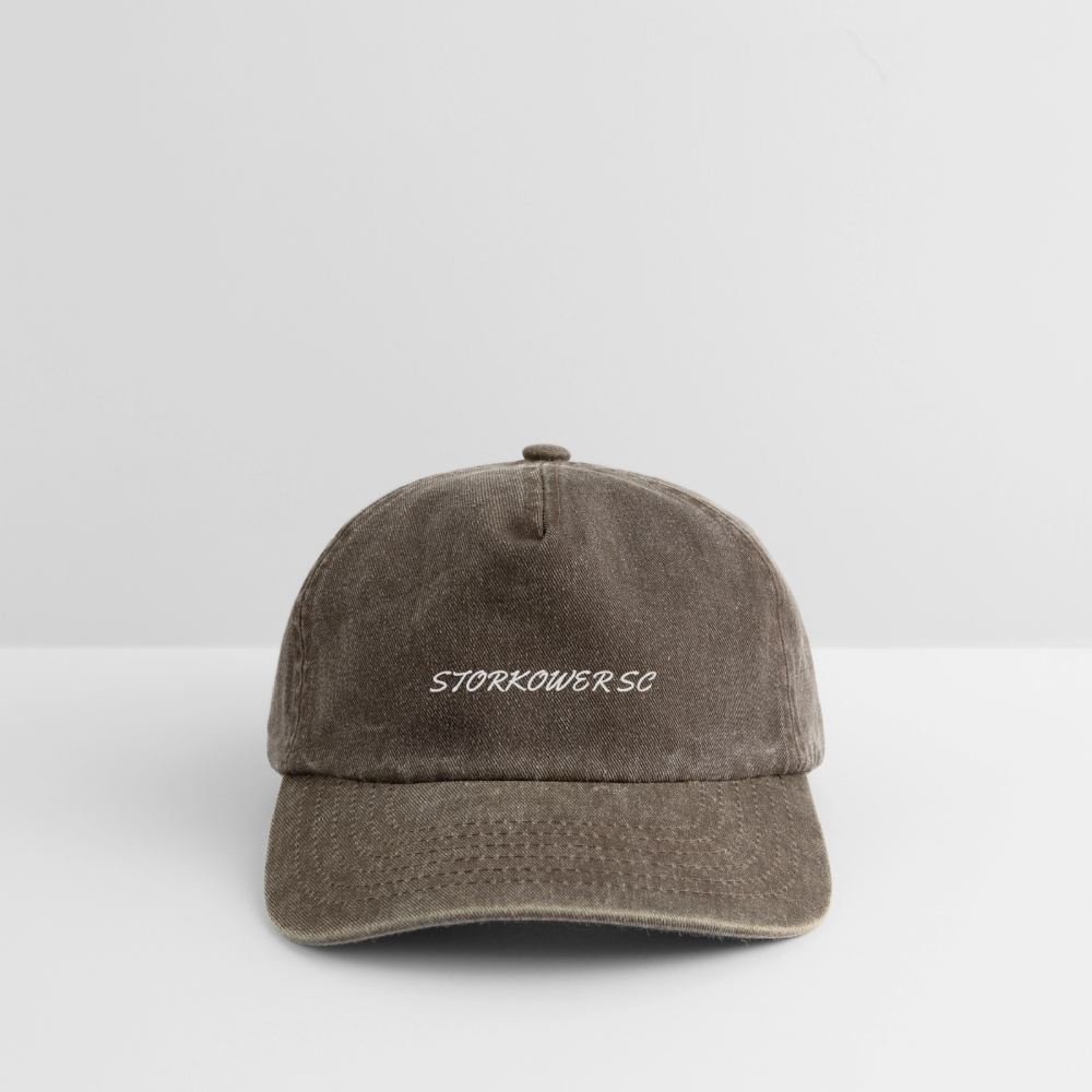 Relaxed Vintage Cap "Storkower SC" - Vintage Braun