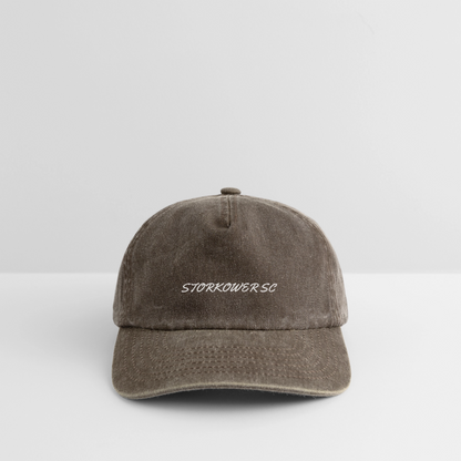 Relaxed Vintage Cap "Storkower SC" - Vintage Braun