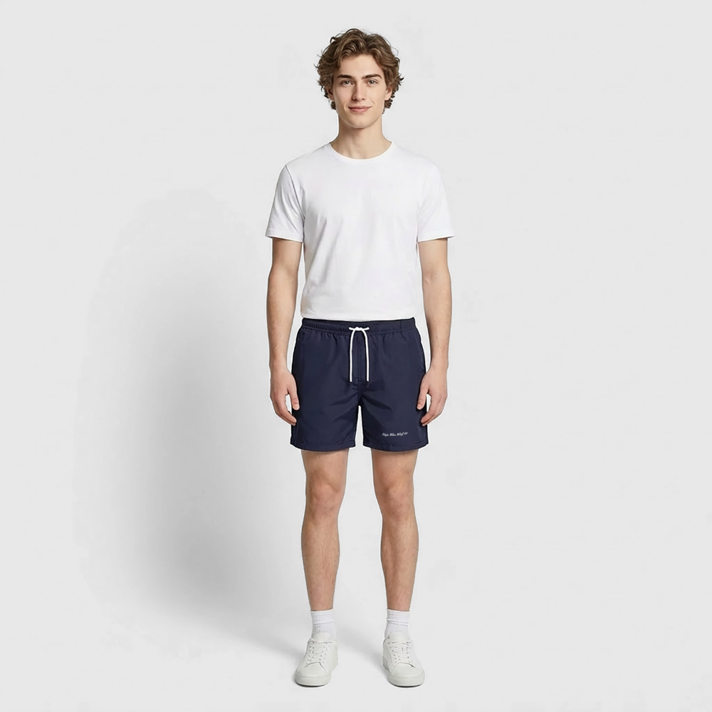 Badeshorts "Heja Blau Weiß 90" - French Navy
