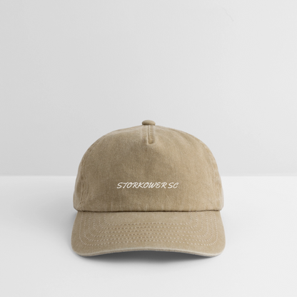 Relaxed Vintage Cap "Storkower SC" - Vintage Beige