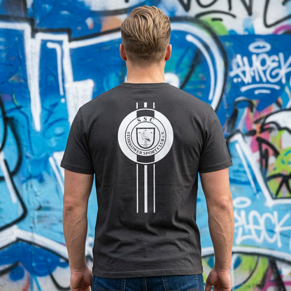 Oversized Shirt "Wappen Streifen"