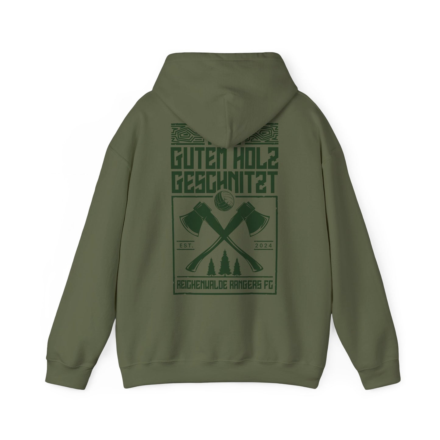 Hoodie "AUS GUTEM HOLZ GESCHNITZT" (Unisex)