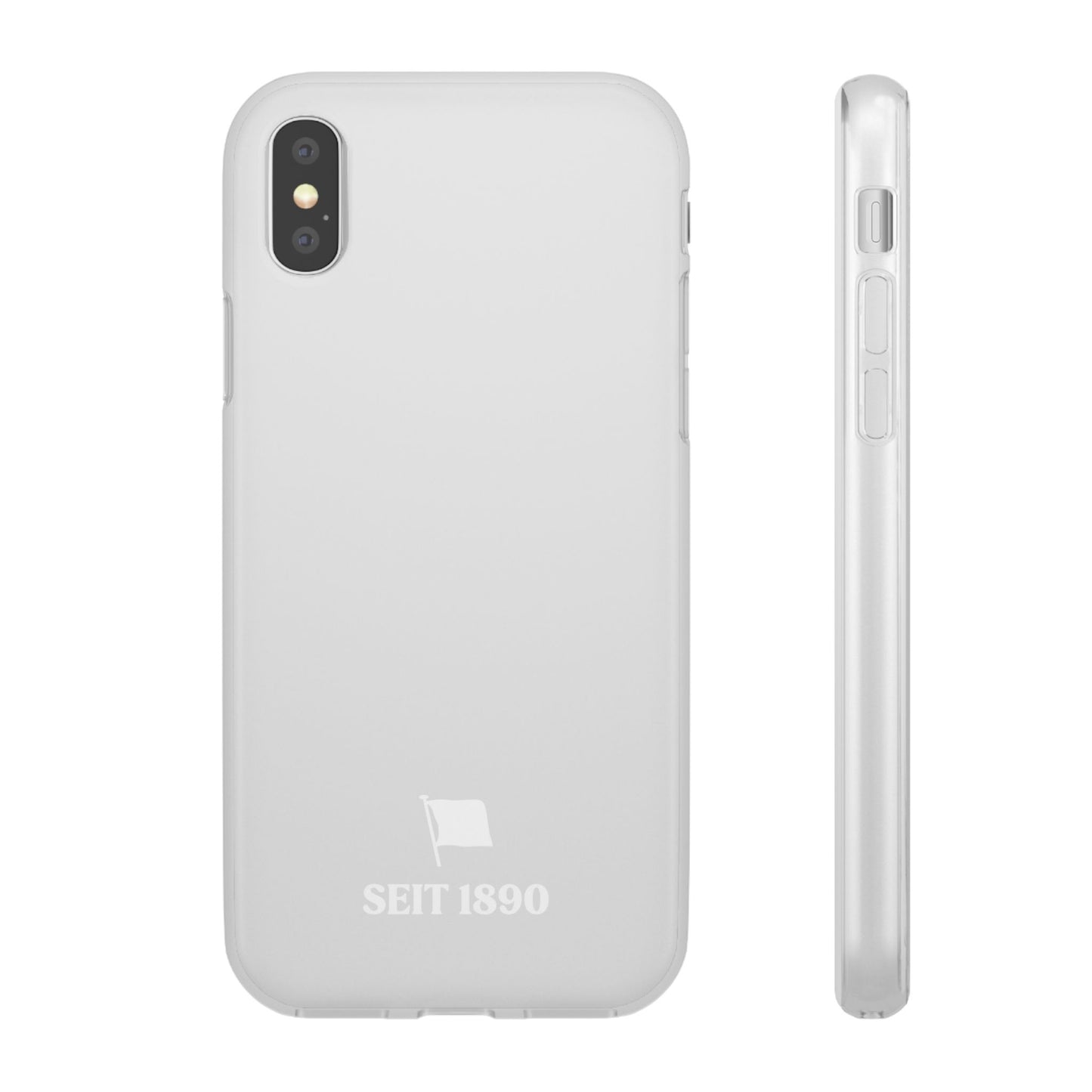 Handyhülle, transparent • Flaggensilhouette